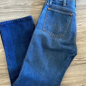 Vintage wranglers with studs